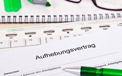 Aufhebungsvertrag